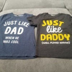 Funny Just Like Daddy 3T Shirts
